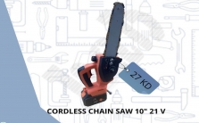 Cordless chain saw 10” ( 21V )