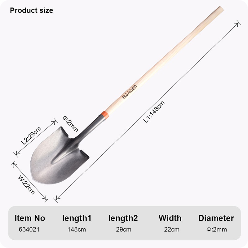 Square Shovel With Long Handle alternate view