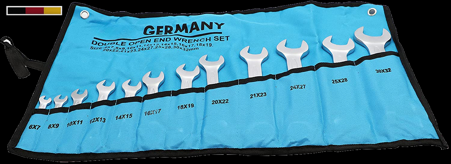 Double Open Wrench Set MM 12pcs