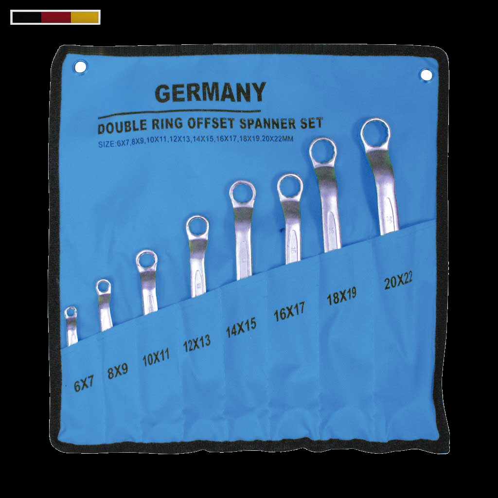 Double Ring Spanner Set 3314-S08,3314-AF08