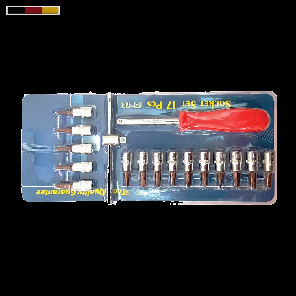 Socket Bit Set - 1/4" DR 382K-17
