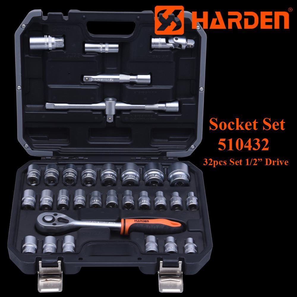 32Pcs 1/2 Inch Dr. Socket Set