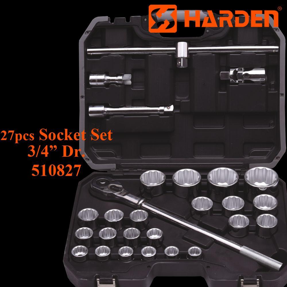 27Pcs 3/4 Inch Dr.Socket Set
