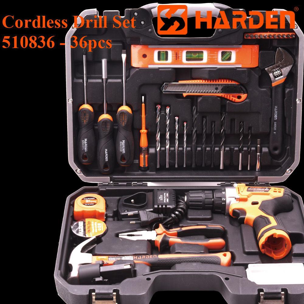 36Pcs Multi-Functional Cordless Drill Set