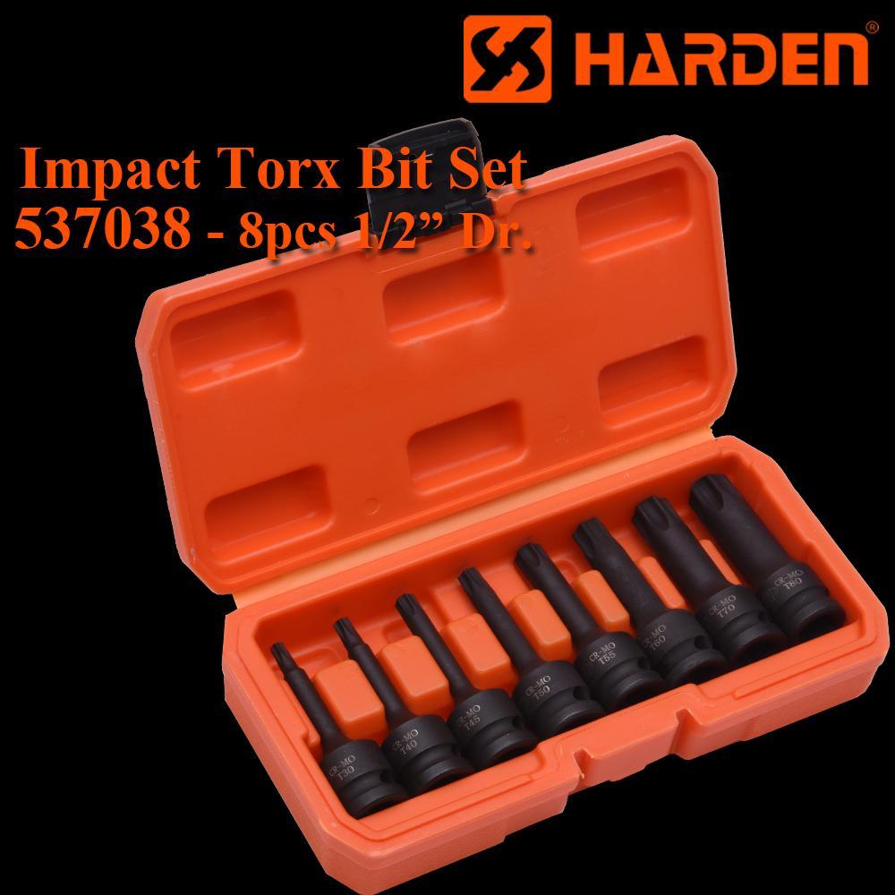 8Pcs Impact Torx Bit Set 1/2 Inch  Dr.