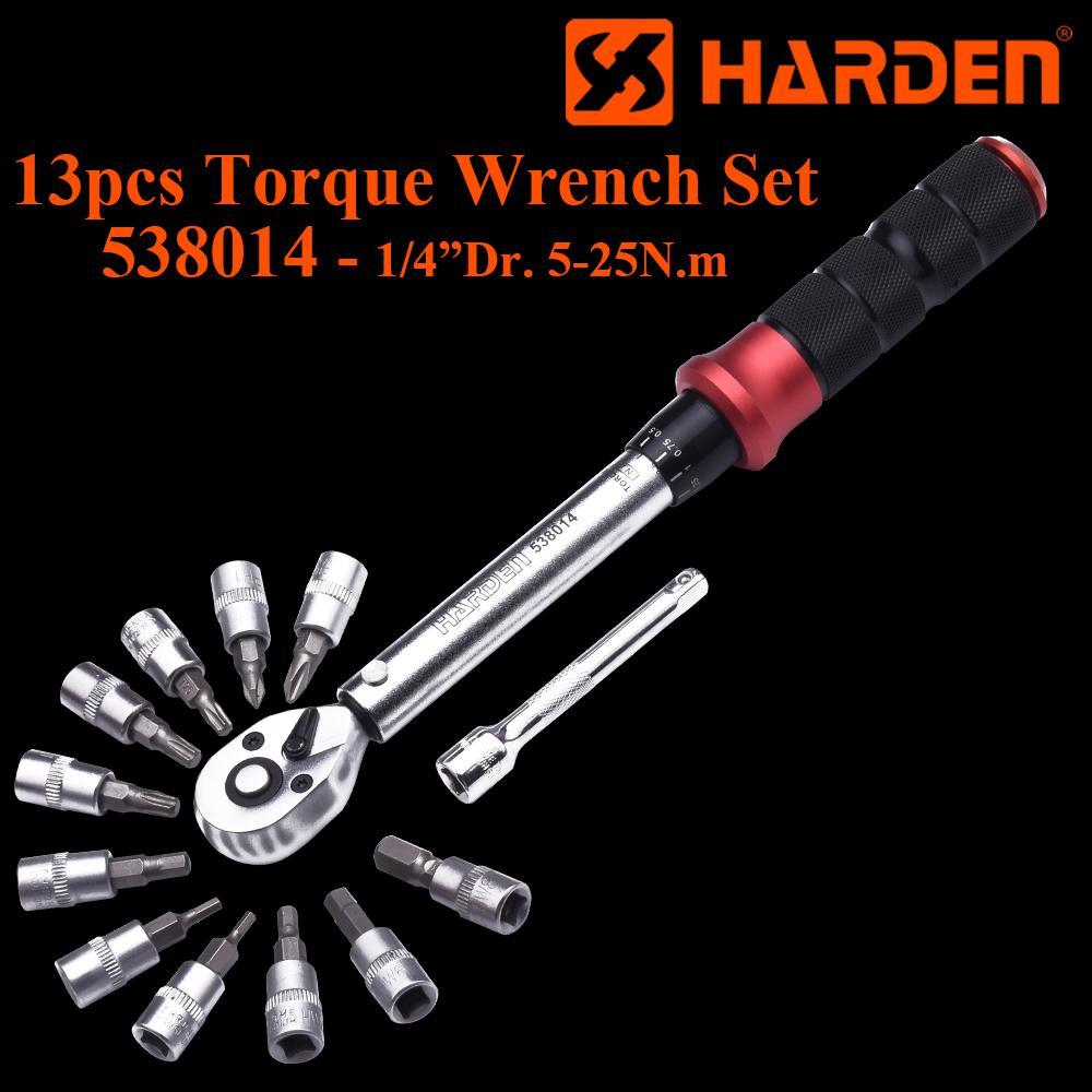 5-25N.M 13Pcs 1/4 Inch  Torque Wrench Set