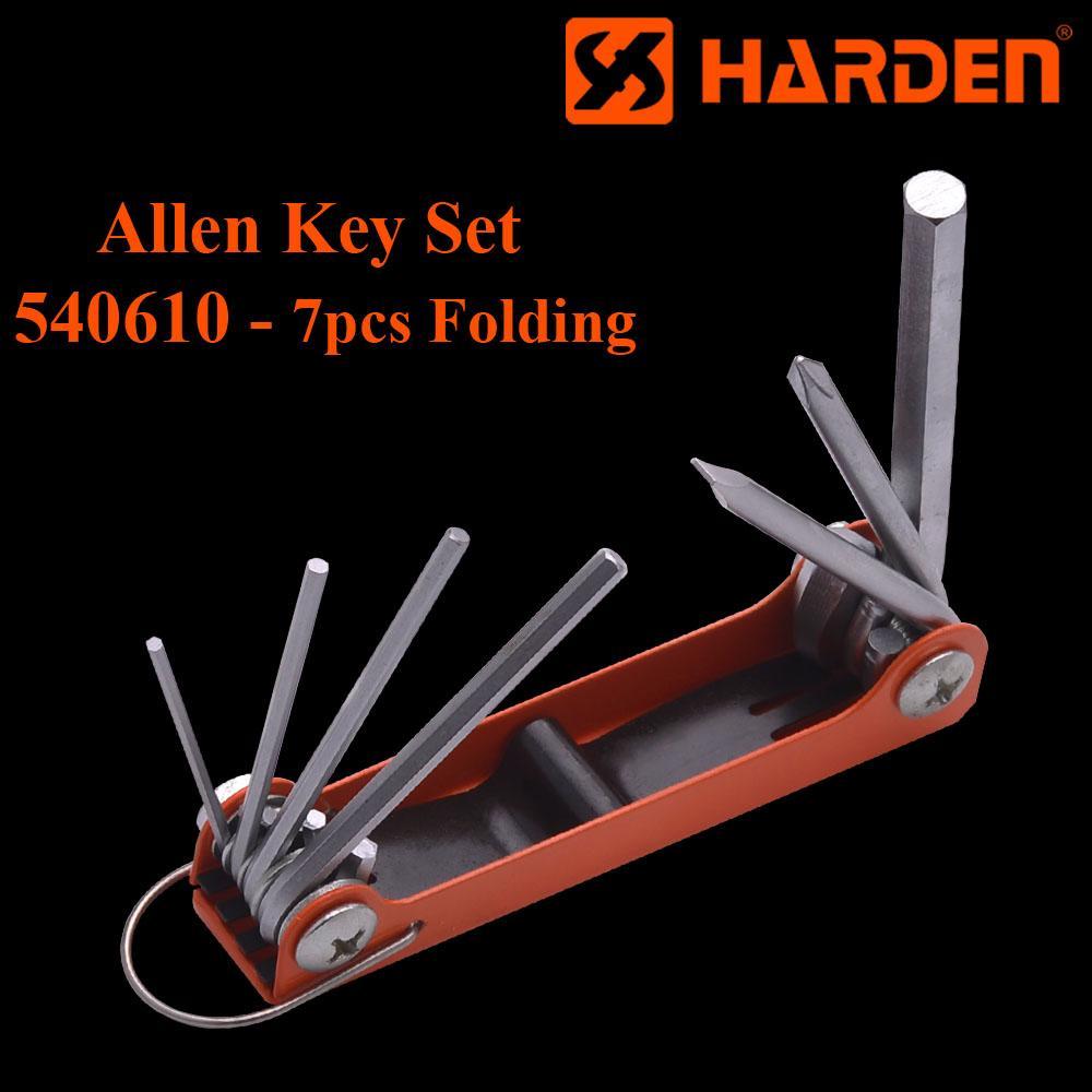 7Pcs Foldable Hex Allen Key Set