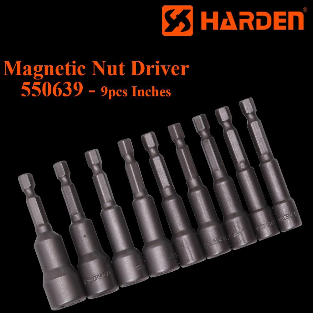 9Pcs Inch Magnetic Nut Drivers Set