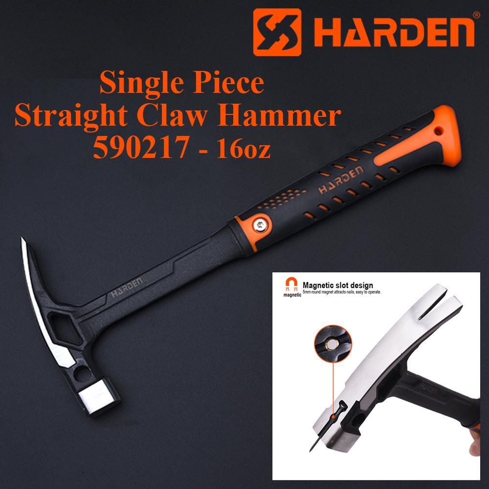 16Oz One Piece Forged Straight Claw Hammer