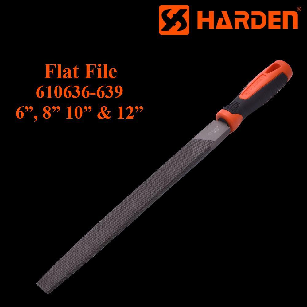 10 Inch Flat Second Cut File With Soft Handle