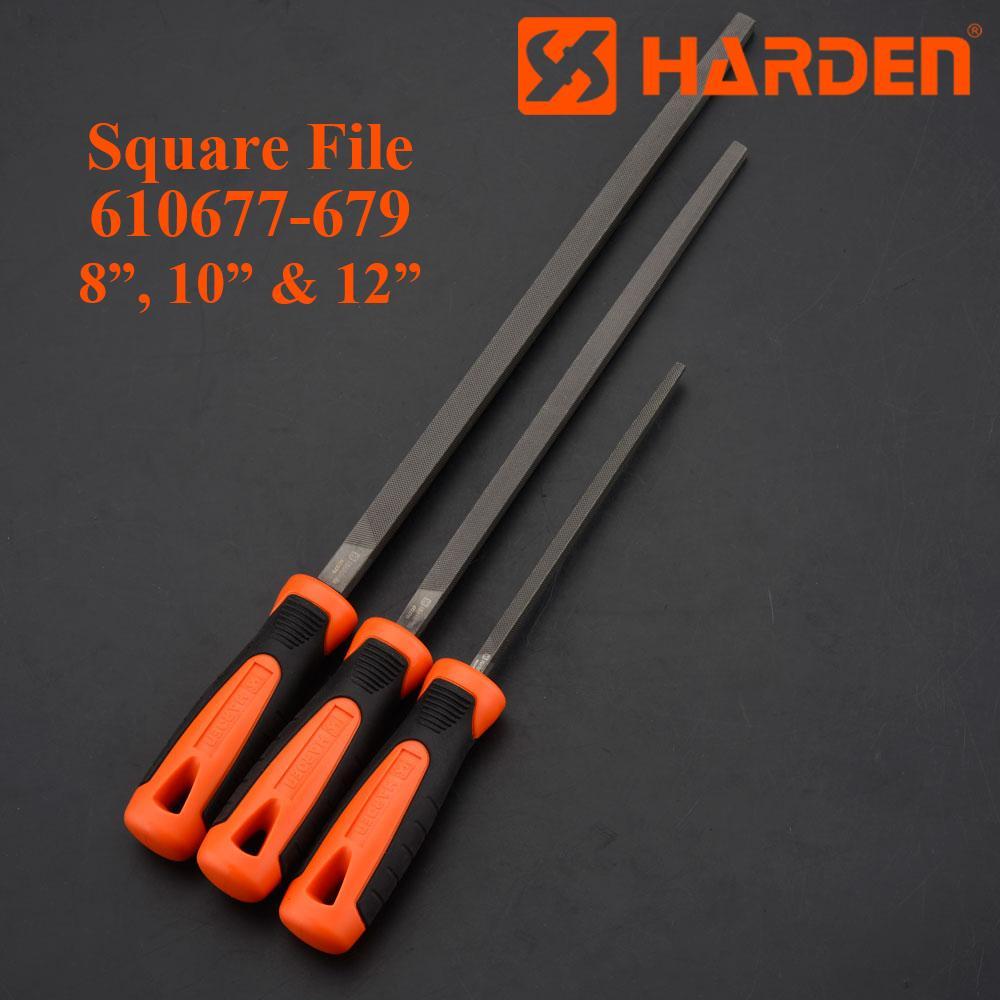10 Inch  Square Second Cut File With Soft Handle