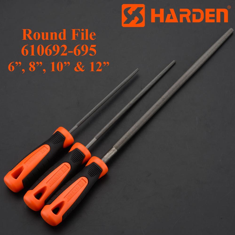 8 Inch  Round Second Cut File With Soft Handle