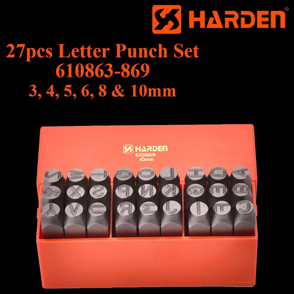 4mm 27pcs Steel Letters Punch Set