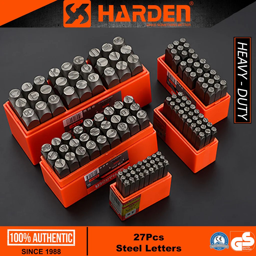 10mm 27pcs Steel Letters Punch Set