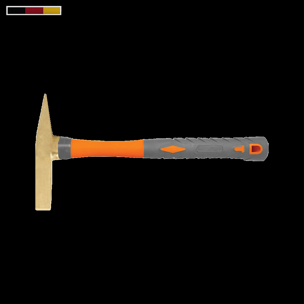 Brass Chipping Hammer Fiber Handle