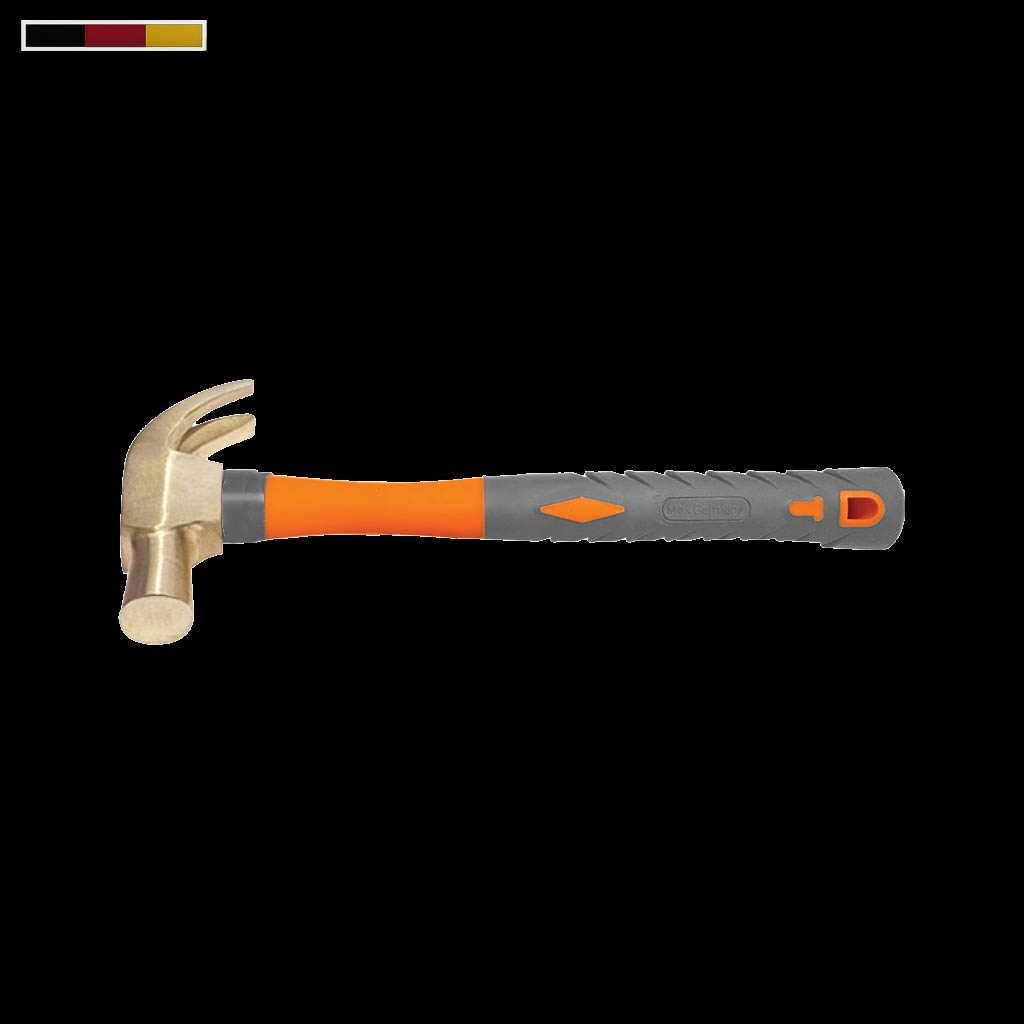 Brass Claw Hammer Fiber Handle