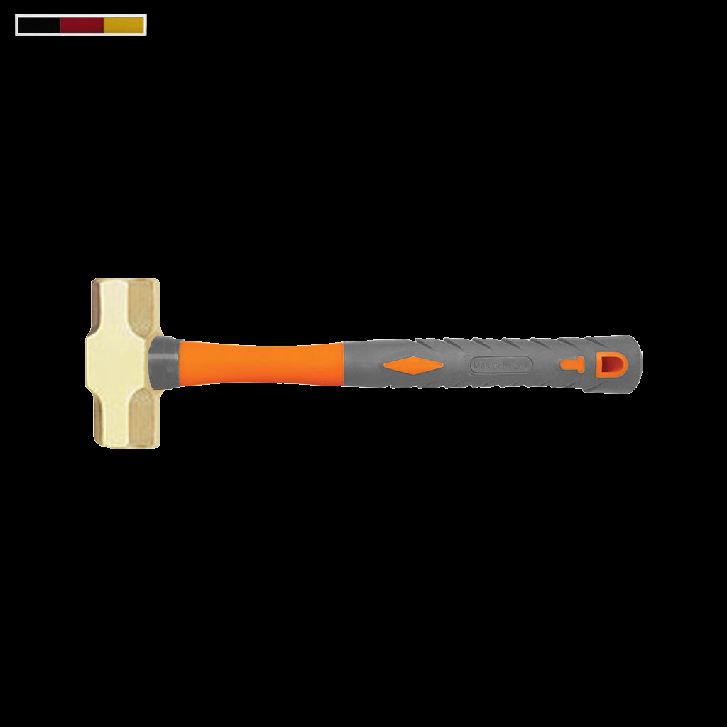 Brass Sledge Hammer Fiber Handle