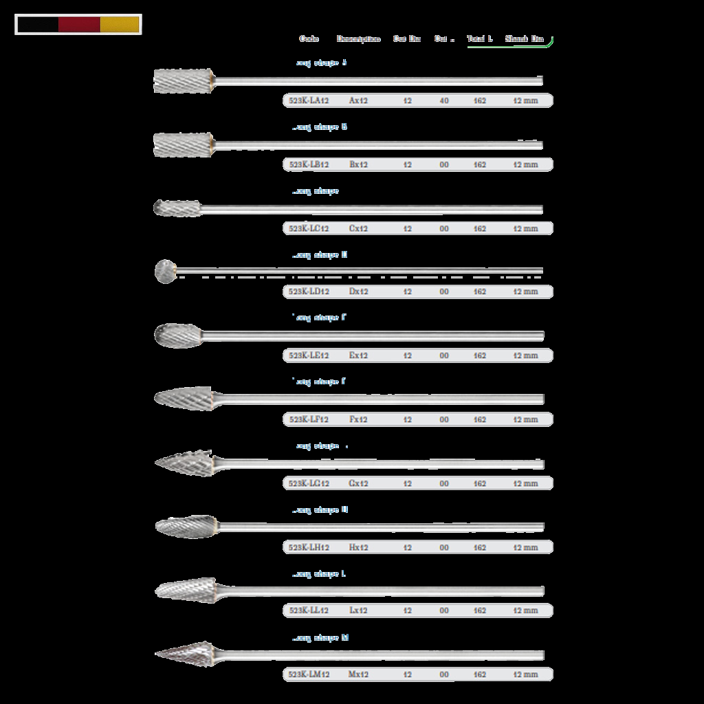 Long Carbide Burr