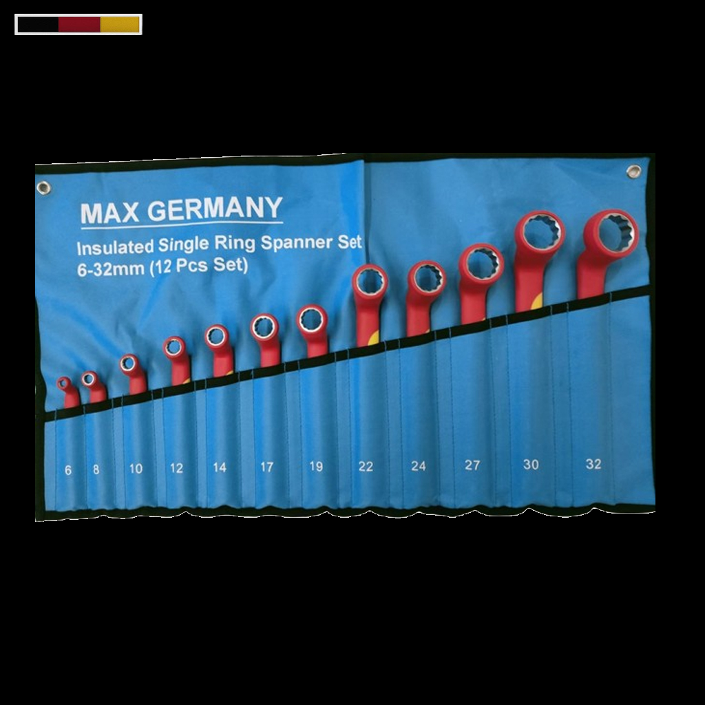 Insulated Single Ring Spanner Sets 12Pcs 6-32mm