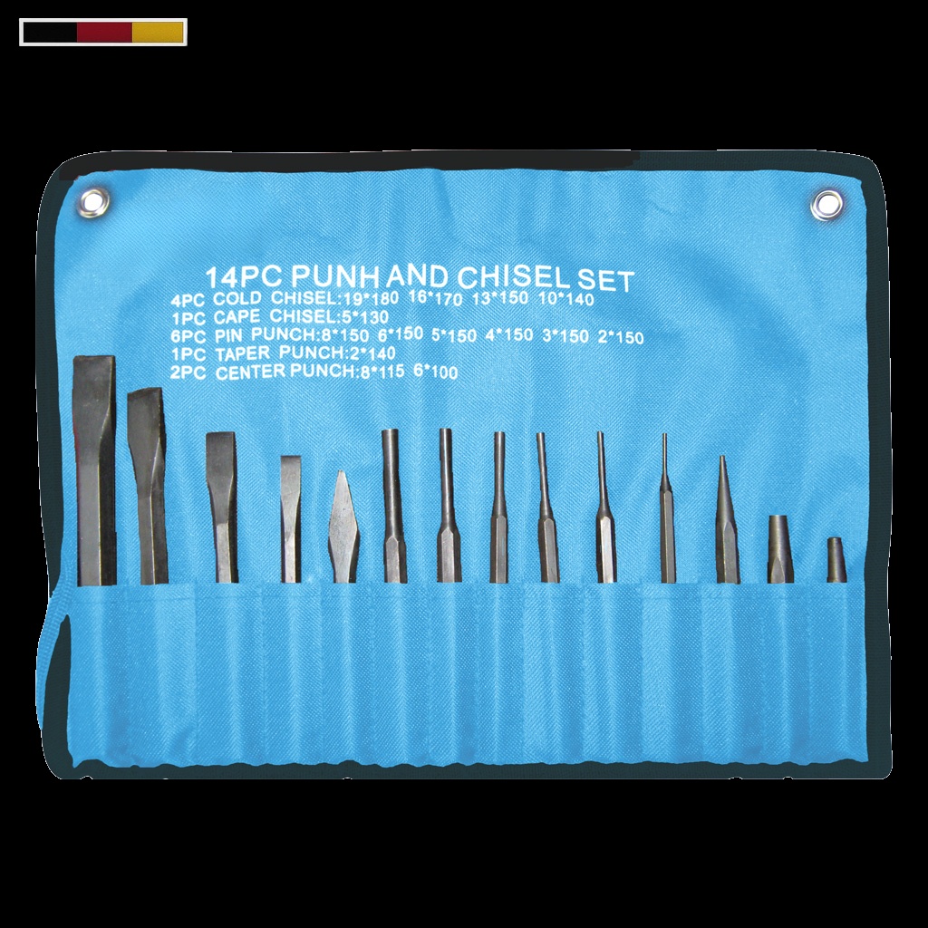 Industrial-Grade Center Punch & Chisel Set 