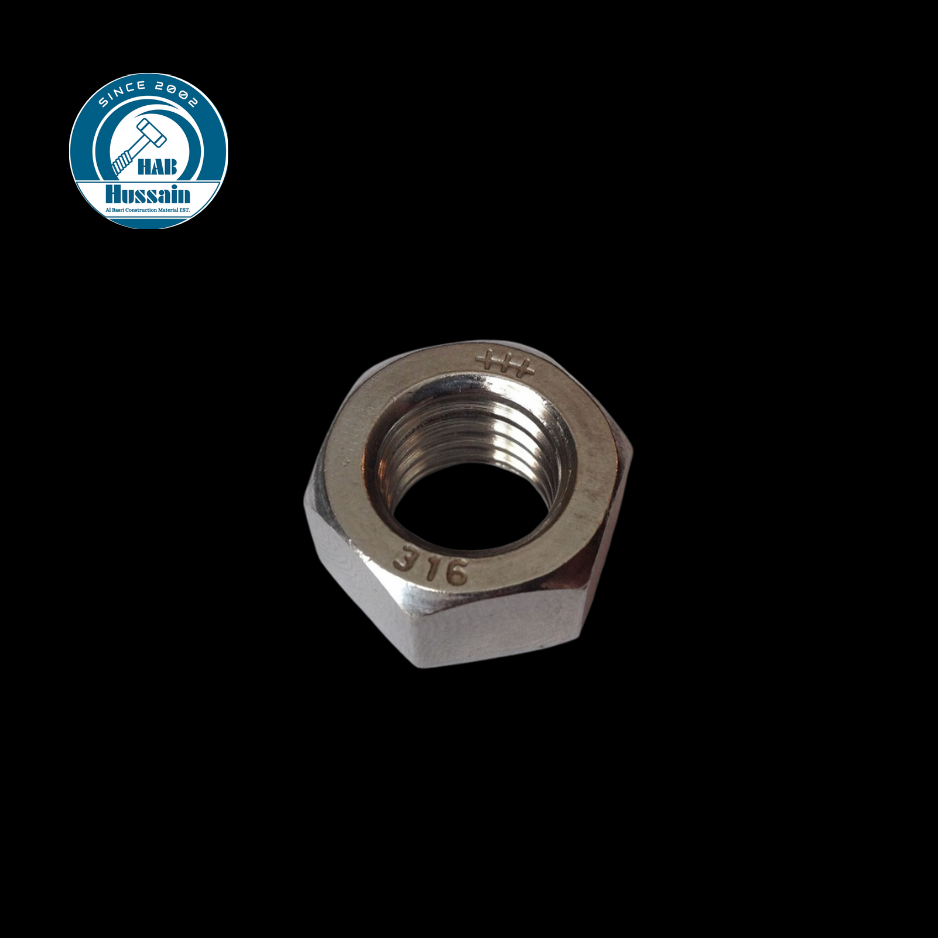 A4 S.S. 316 Hex Nut