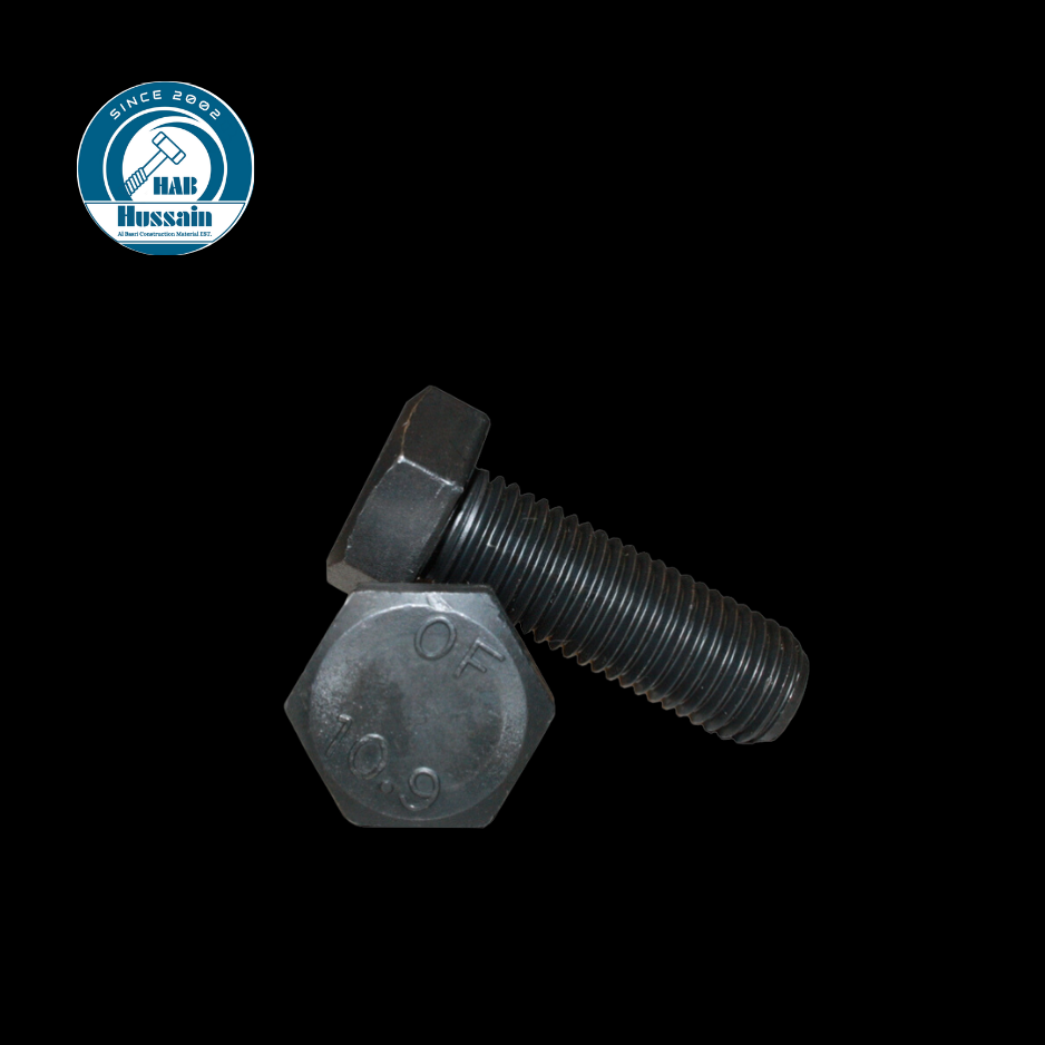10.9 Black Hex Bolts