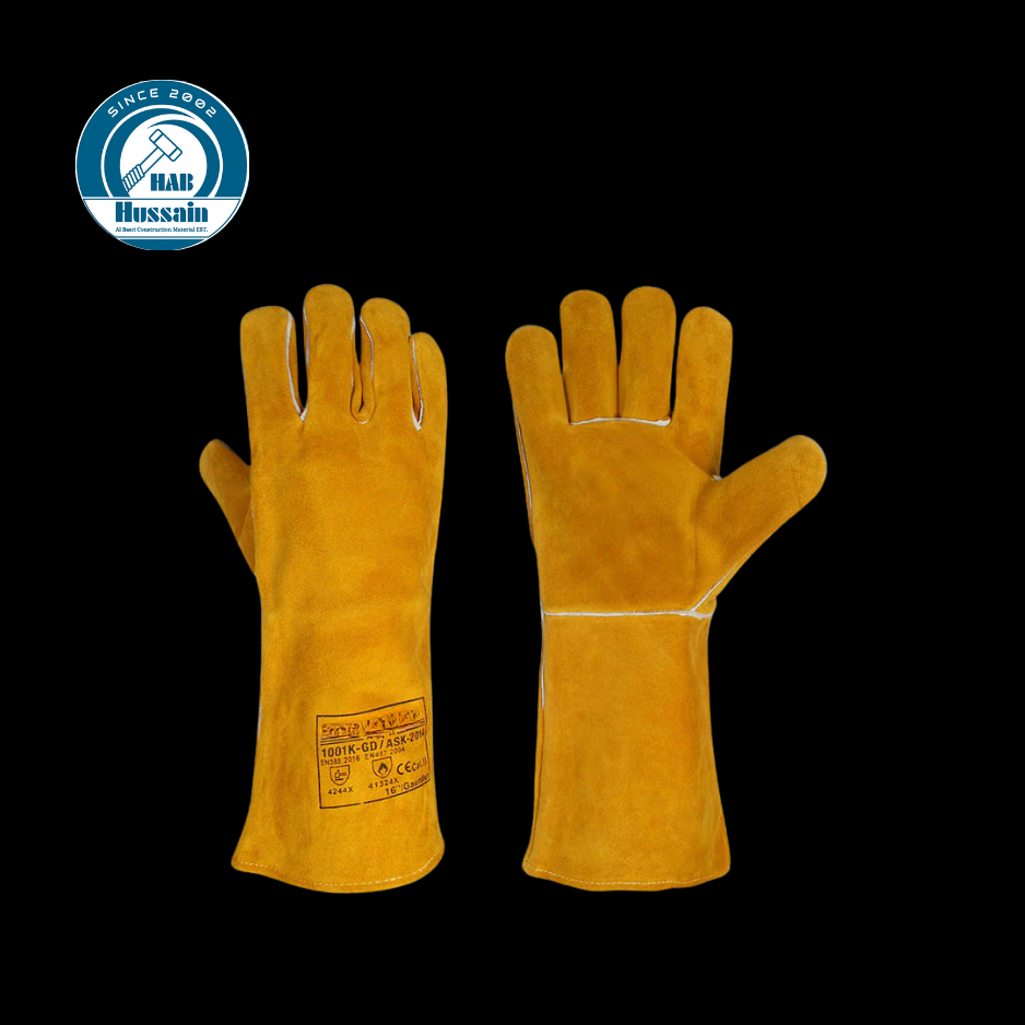 Welding Gloves  H/D Pakistan GOLDEN YELLOW