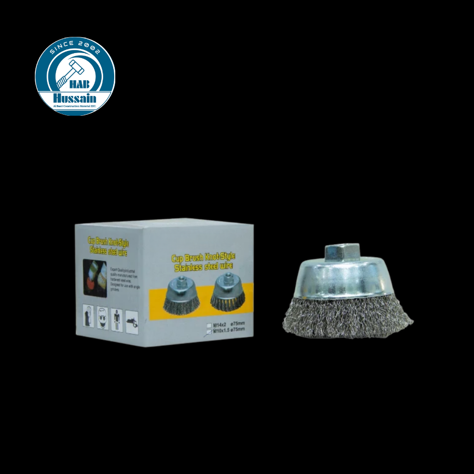 Cup Brush Stainless Steel Crimped Wire