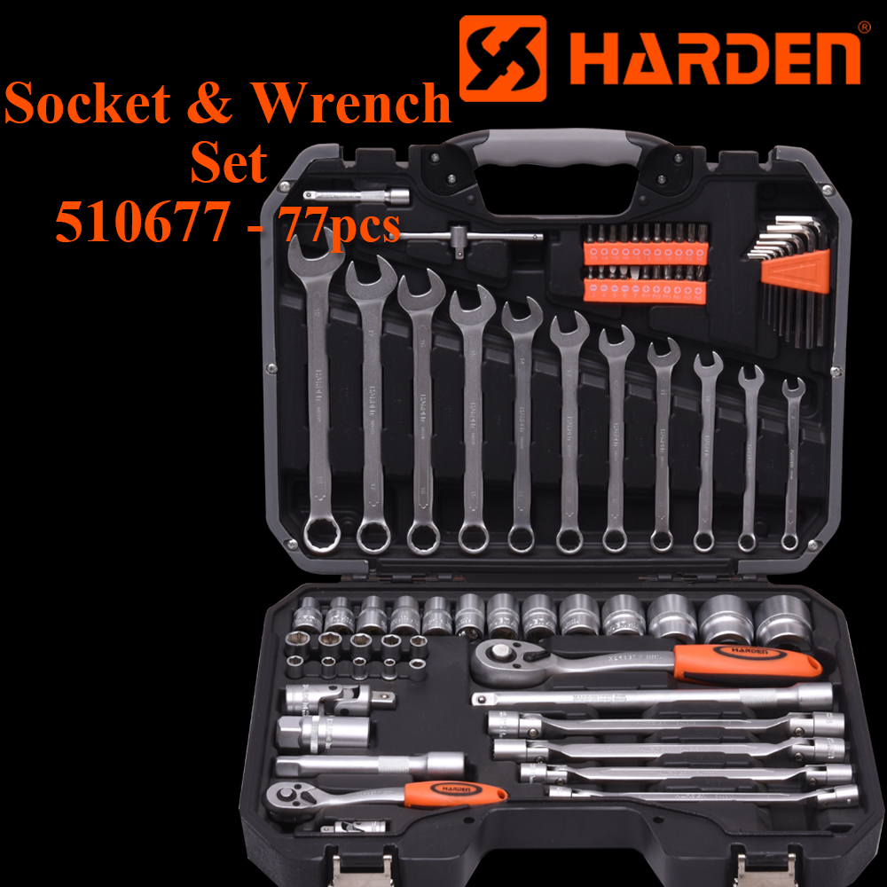77Pcs Socket & Spanner Set
