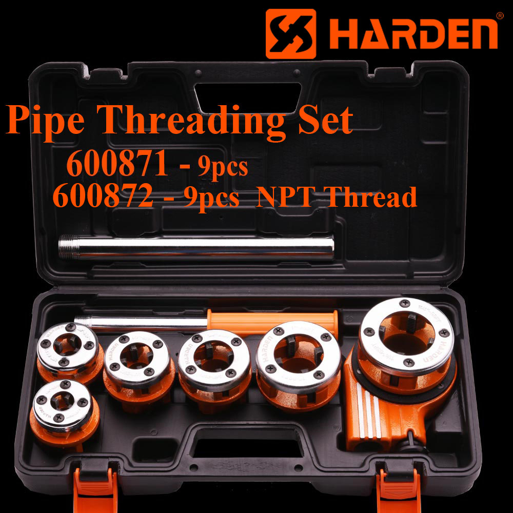 9pcs NPT Pipe Threading Set