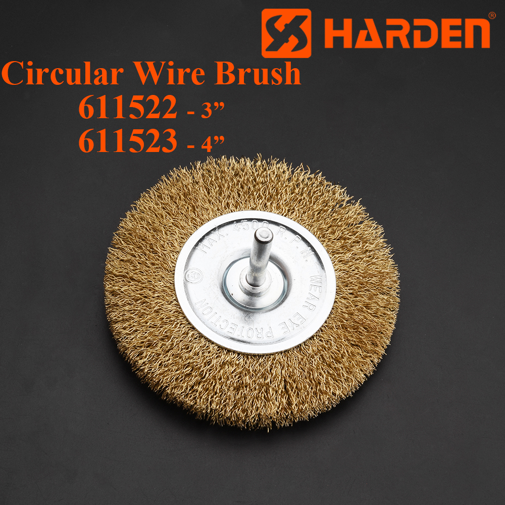 4" Circular Grinding Wire Brush With Shank