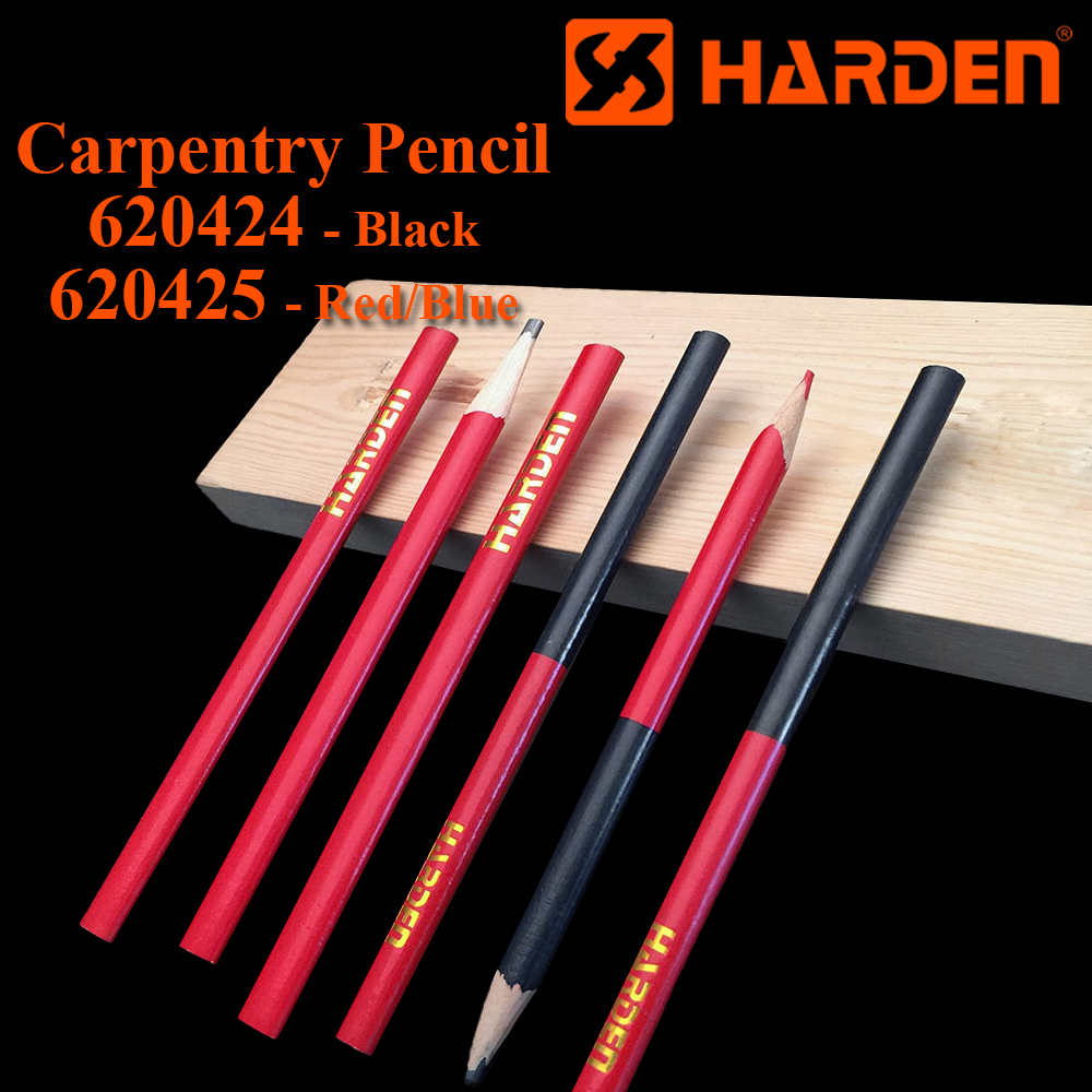 Black Carpentry Pencil 12pcs