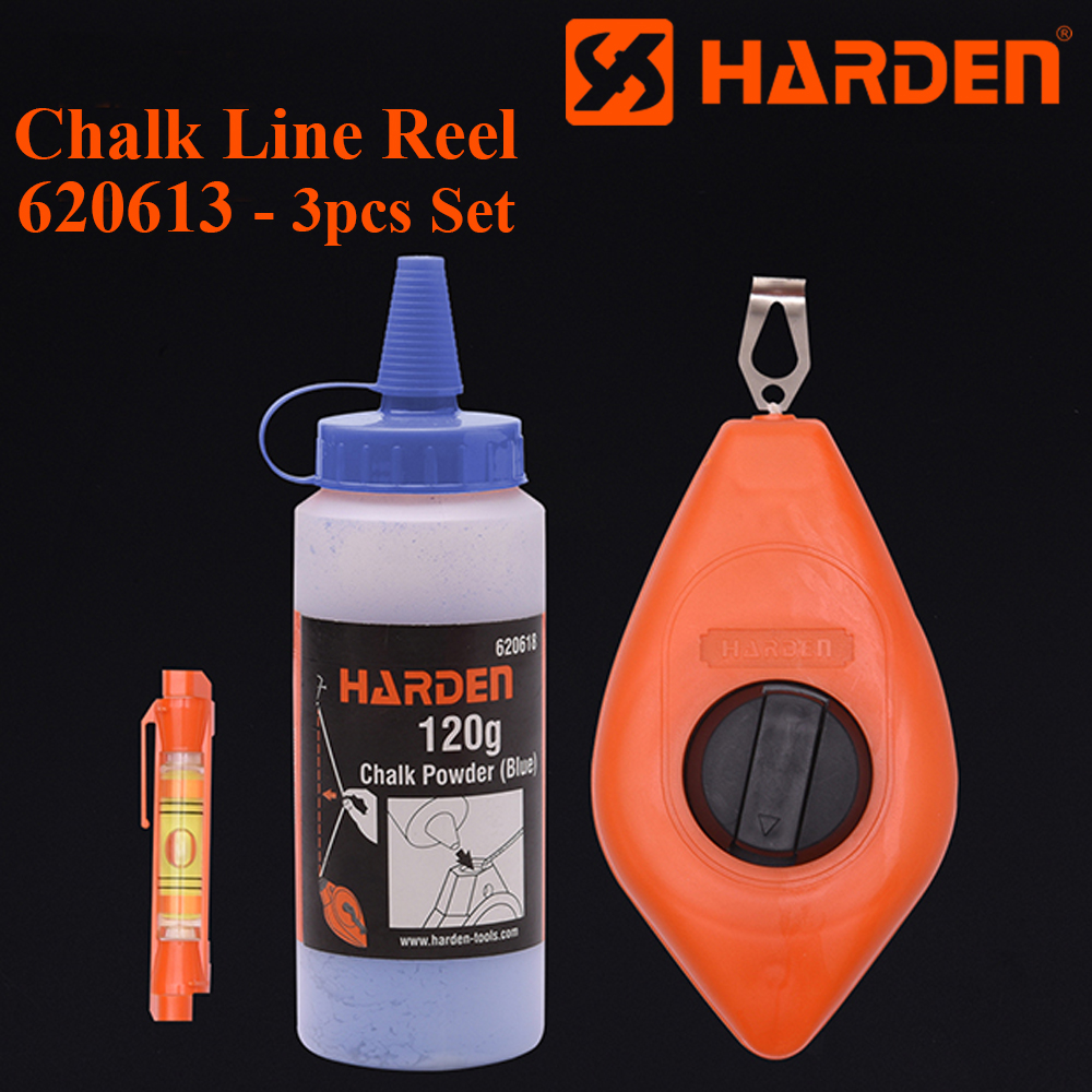 3Pcs Blue Chalk Line Reel Set